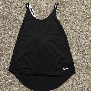 NIKE just do it black tank top